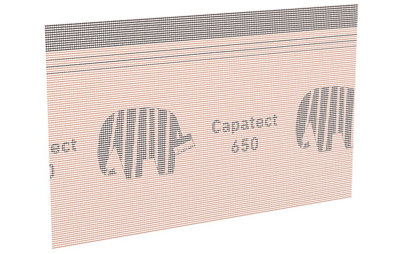 CAPATECT - [CT650.25] GEWEBE 650/25 B=25CM, L=50 M 12.5M2