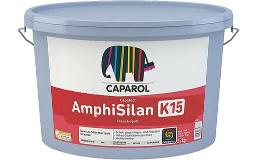 [988791] CAPATECT - AMPHISILAN FASSADENPUTZ WORLD K 15 Ø 1,5 MM 25KG - Transparent 